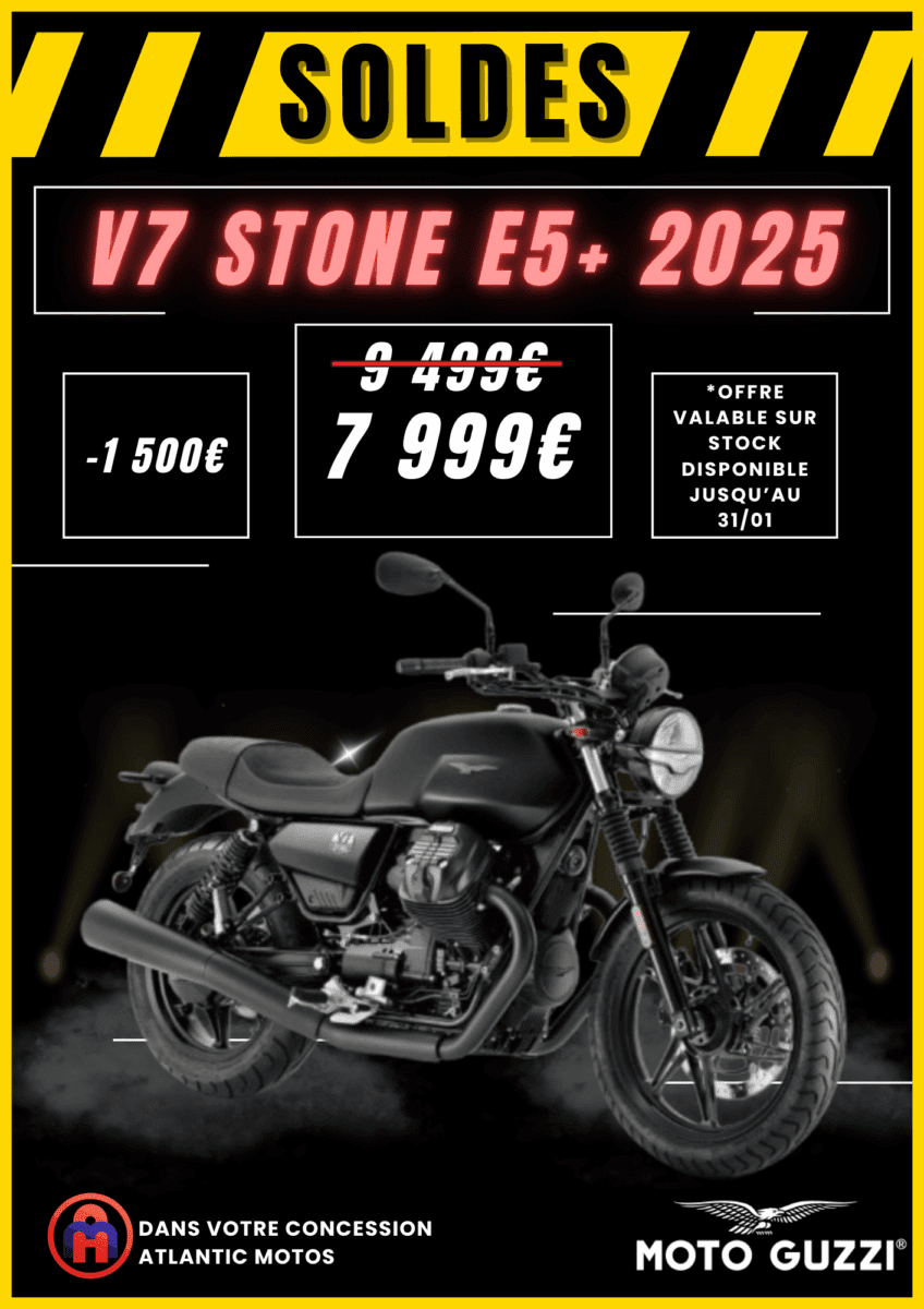 Atlantic Motos Concession Yamaha Nantes Atlantic Motos Soldes Moto Guzzi V7 Stone E5