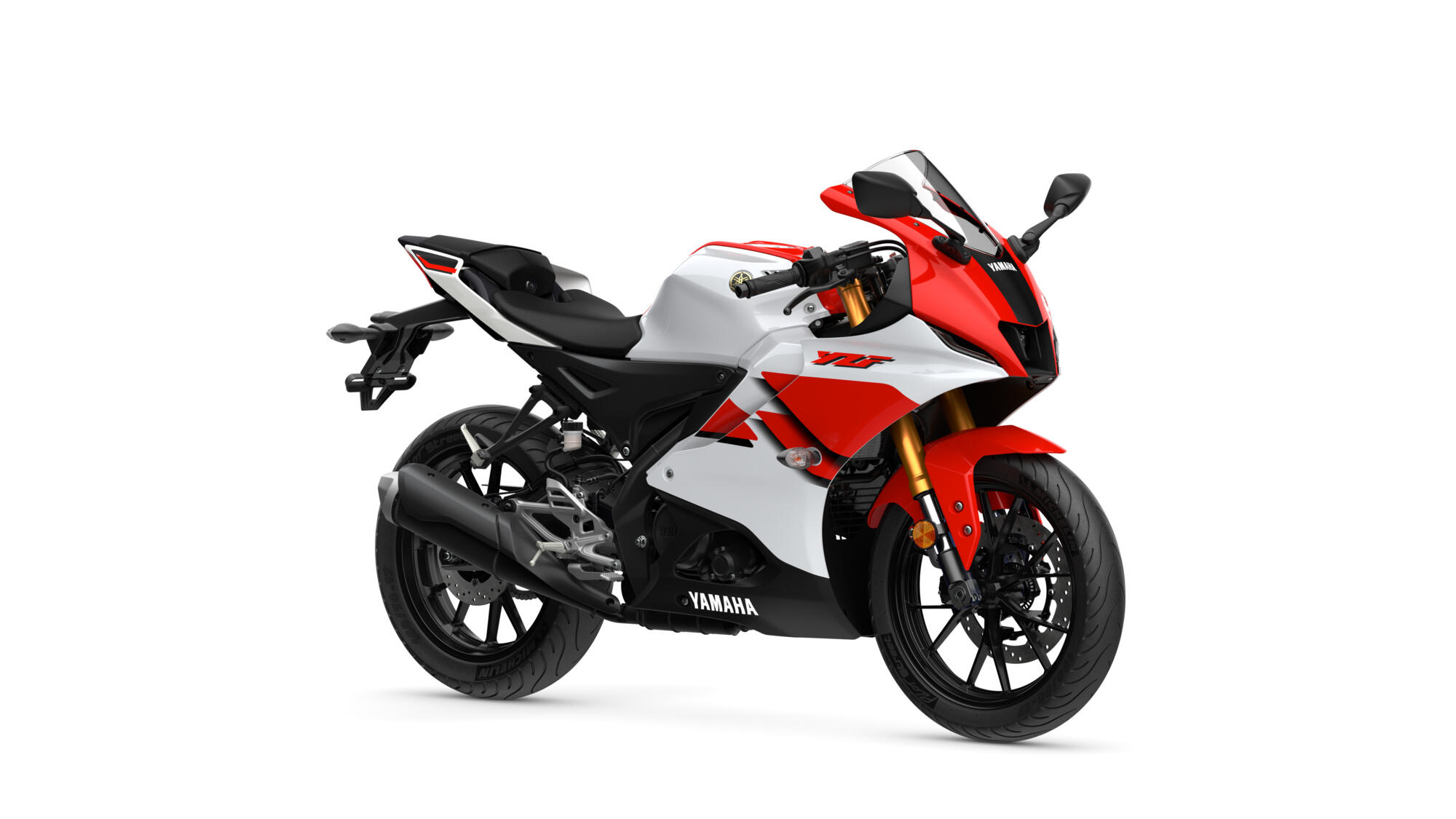 Atlantic Motos Concession Yamaha Nantes 2026 Yamaha YZF R125A EU Anniversary White 360 Degrees 001 03 1