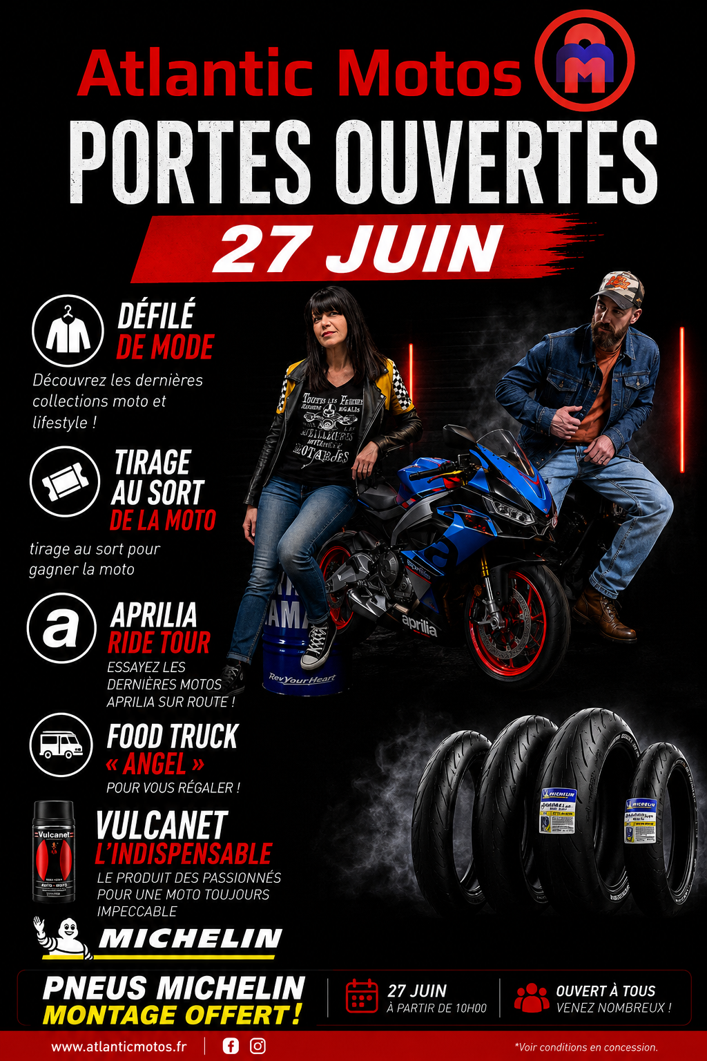 Atlantic Motos Concession Yamaha Nantes PORTES OUVERTES ATLANTIC MOTOS 27 JUIN 1