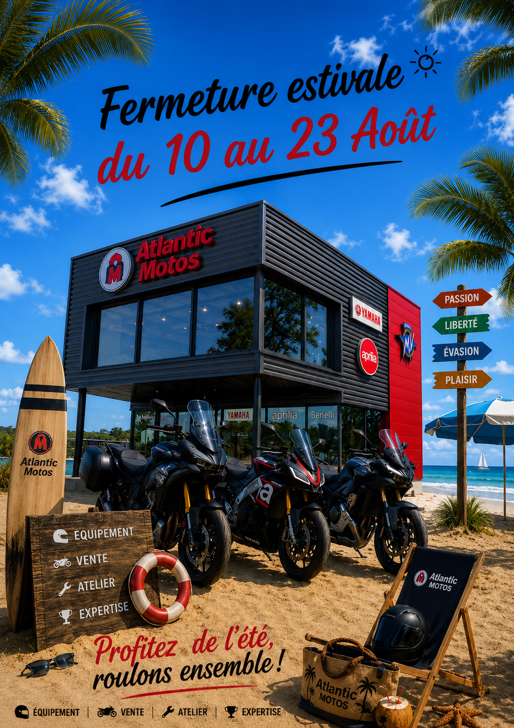Atlantic Motos Concession Yamaha Nantes Fermeture Conges Ete 1