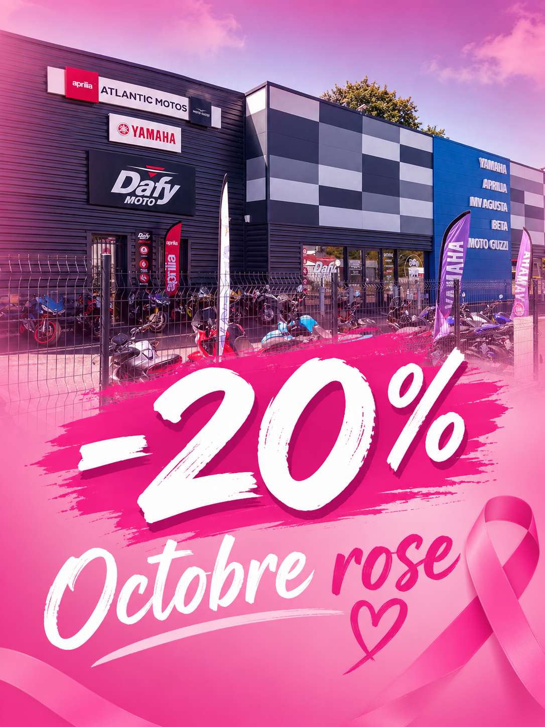 Atlantic Motos Concession Yamaha Nantes Atlantic Motos OctoBre Rose 20